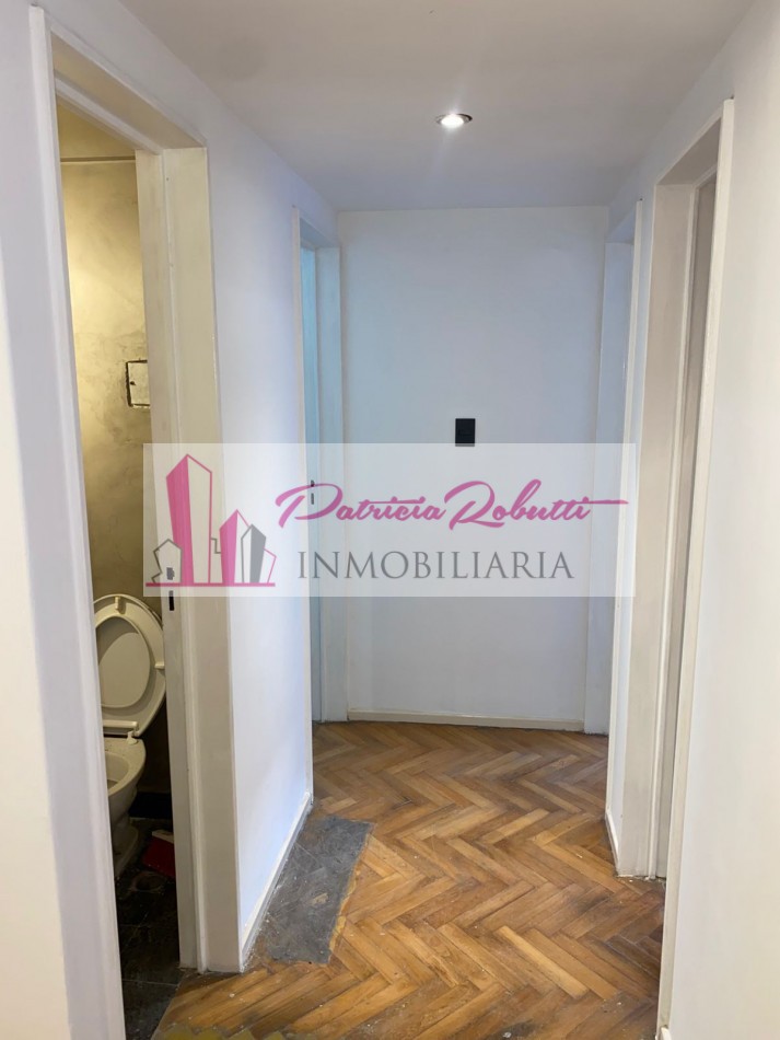 EN VENTA DPTO 3 AMBIENTES AL FRENTE CON BALCON EN PALERMO.