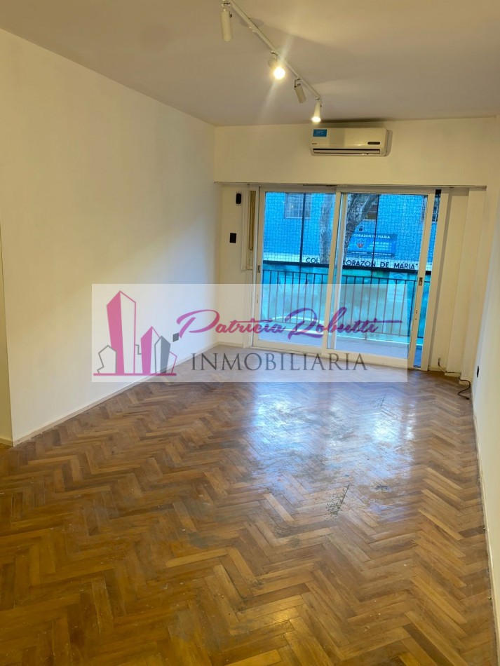 EN VENTA DPTO 3 AMBIENTES AL FRENTE CON BALCON EN PALERMO.