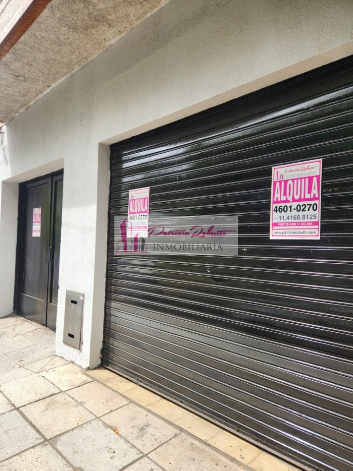 EN ALQUILER LOCAL COMERCIAL CON GALPON DEPOSITO EN VILLA CELINA.