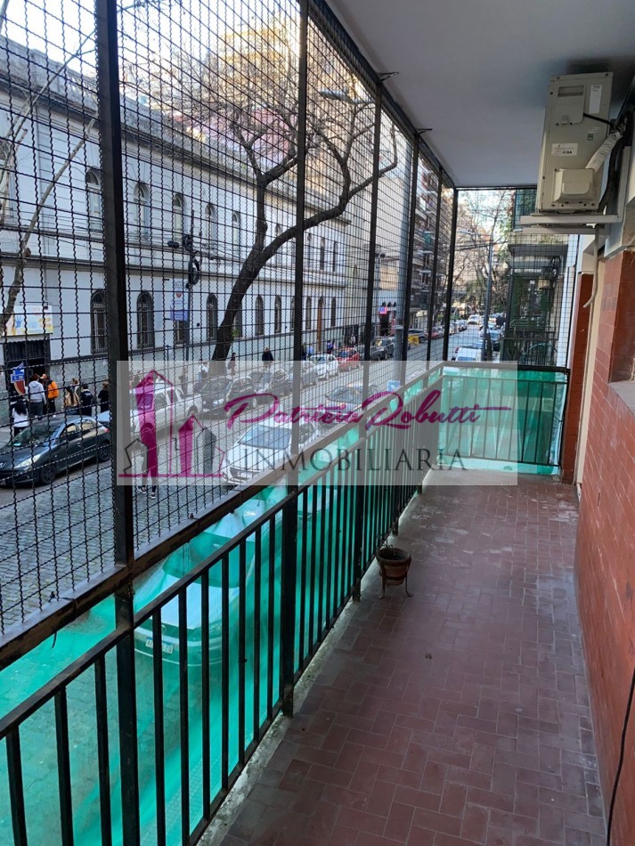 EN ALQUILER DEPARTAMENTO 3 AMBIENTES CON BALCON EN PALERMO.