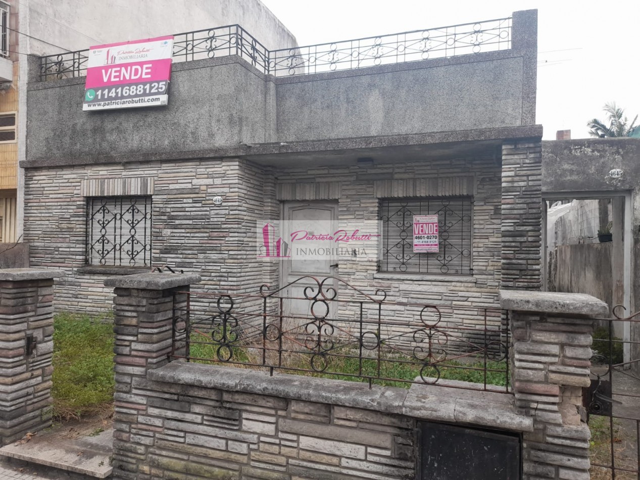 EN VENTA CASA CON LOTE LIBRE TERRENO EN VILLA LUGANO